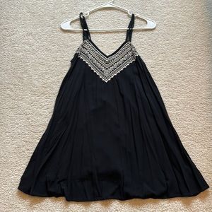 Black sundress with adjustable straps